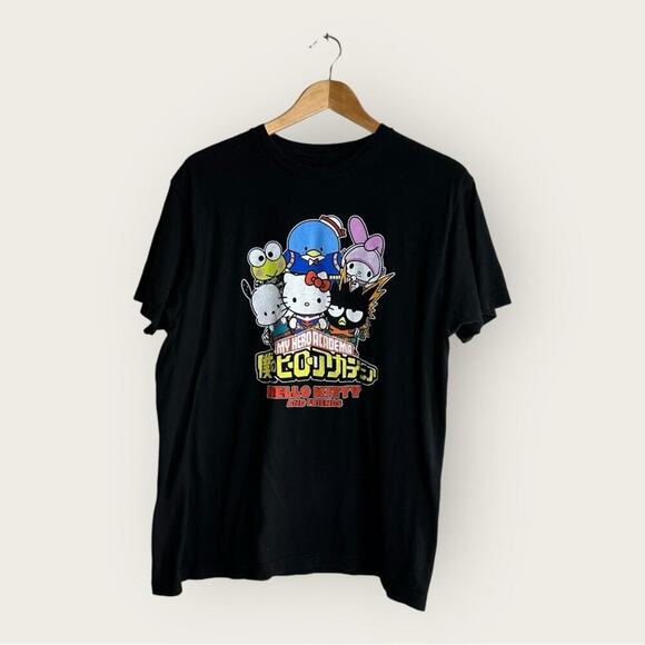 My Hero Academia | Hello Kitty & Friends Tee | Black | Large - Picture 1 of 10
